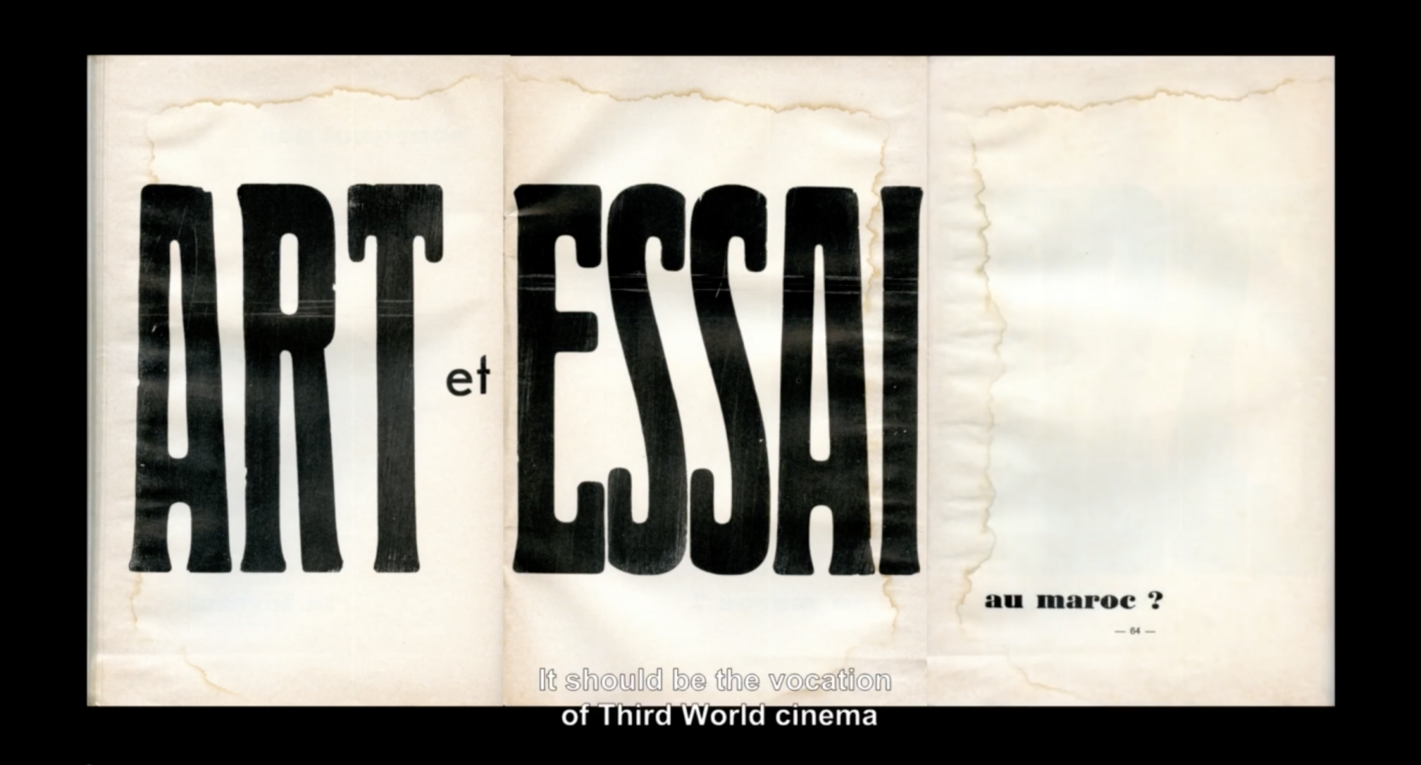 Decolonising the Moroccan Archive | Screen Worlds